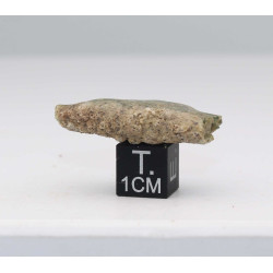 Fragment de trinitite dans une boîte - Verre d Alamogordo (USA - 3.20 grammes - 102*)