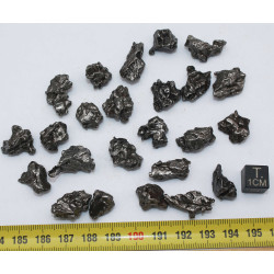 Lot de Météorites Campo del Cielo type Cristal 3→5 grammes (100 grammes-001 ** )