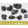 Lot de 8 Météorites Campo del Cielo type Cristal 10→20 grammes (100 grammes-001 ** )