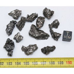 Lot de Météorites Campo del Cielo type Cristal 3→5 grammes (50 grammes-001 ** )