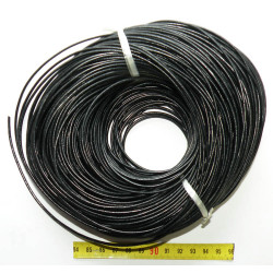 Collier pendentif météorite Aletaï dans une boite avec un cordon en cuir (Chine - 039 **)