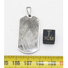 Collier pendentif météorite Aletaï dans une boite avec un cordon en cuir (Chine - 039 **)