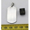 Collier pendentif météorite Aletaï dans une boite avec un cordon en cuir (Chine - 040 **)