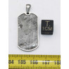 Collier pendentif météorite Aletaï dans une boite avec un cordon en cuir (Chine - 040 **)
