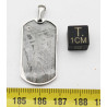 Collier pendentif météorite Aletaï dans une boite avec un cordon en cuir (Chine - 041 **)