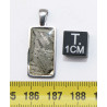 Collier pendentif météorite Aletaï dans une boite avec un cordon en cuir (Chine - 044 **)