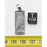 Collier pendentif météorite Aletaï dans une boite avec un cordon en cuir (Chine - 045 **)
