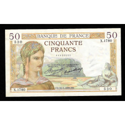 Billet de 50 francs Ceres 16-05-1935 SUP  ( 014* )