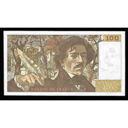Billet de 100 Francs Delacroix 1979 Q10 Hachure Mixte SPL ( 022 *)