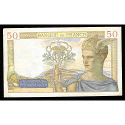 Billet de 50 francs Ceres 09-03-1939 SUP  ( 024 *)