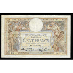 Billet de 100 Francs Merson 12/01/1939 TTB ( 026* )