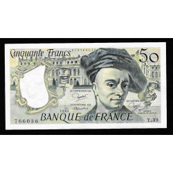 Billet de 50 Francs Quentin de la Tour 1984 Neuf ( 032* )