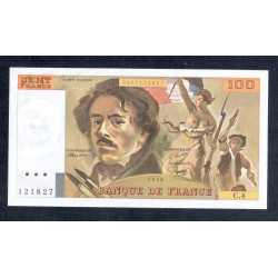 100 Francs Delacroix 1978 C4 Neuf ( 039 )