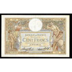 Billet de 100 Francs Merson 16/11/1933 TTB ( 005 * )