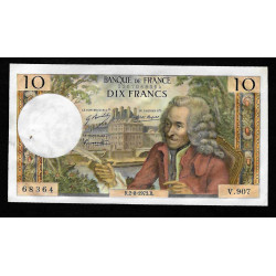 Billet de 10 Francs Voltaire 02/08/1973 SPL ( 062 * )