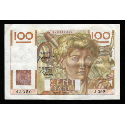 Billet de 100 Francs Jeune Paysan 16/11/1950 SUP ( 054 * )