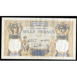 Billet de 1000 Francs Cérès et Mercure 03-11-1938 SUP - ( 232 * )