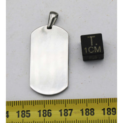 Collier pendentif météorite Aletaï dans une boite avec un cordon en cuir (Chine - 048 **)