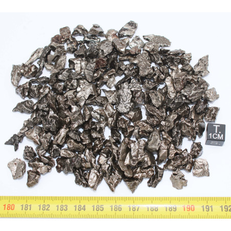 Lot de Météorites Campo del Cielo type Cristal 1→3 grammes (250 grammes-001 ** )