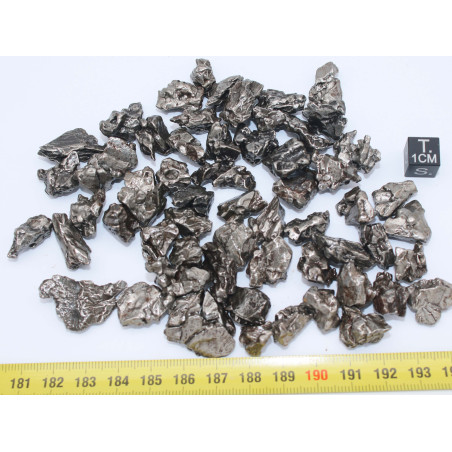 Lot de Météorites Campo del Cielo type Cristal 3→5 grammes (250 grammes-001 ** )