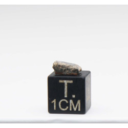 Talon de Météorite Lunaire NWA 13739 dans une boite Feld Breccia (Algérie - 0.240 gramme - 005 **)