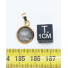 Collier pendentif météorite Aletaï dans une boite avec un cordon en cuir (Chine - 061**)