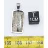 Collier pendentif météorite Aletaï dans une boite avec un cordon en cuir (Chine - 065**)
