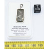 Collier pendentif météorite Aletaï dans une boite avec un cordon en cuir (Chine - 067**)