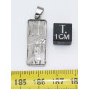 Collier pendentif météorite Aletaï dans une boite avec un cordon en cuir (Chine - 070**)