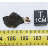 Collier pendentif météorite Chondrite NWA 869 ( Sahara - 2.61 grammes - 008** )