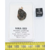 Collier pendentif météorite Chondrite NWA 869 ( Sahara -3.31 grammes - 010** )