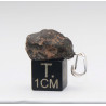 Collier pendentif météorite Chondrite NWA 869 ( Sahara -3.31 grammes - 010** )
