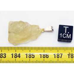 Collier pendentif en Verre Libyque ( 5.07 grammes - 016 ** )