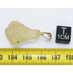 Collier pendentif en Verre Libyque ( 5.07 grammes - 016 ** )