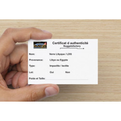 copie de Collier pendentif en Verre Libyque ( 3.80 grammes - 017 ** )