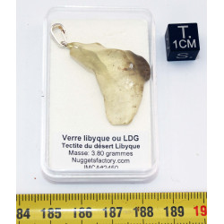 copie de Collier pendentif en Verre Libyque ( 3.80 grammes - 017 ** )