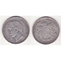 5 francs Napoleon III 1870 A argent ( 011 )