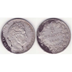 5 francs Louis Philippe 1845 W Argent ( 002 )