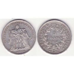 5 francs Hercule 1875 A argent ( 002 )