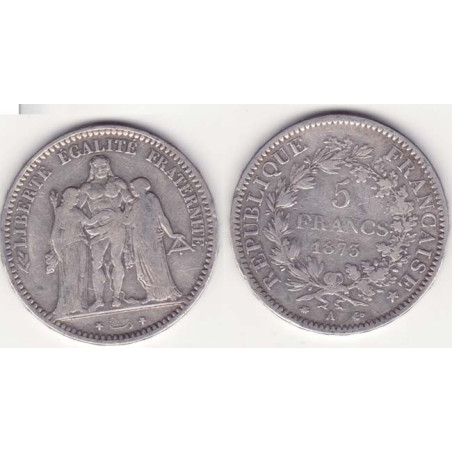 5 francs Hercule 1873 A argent ( 010 )