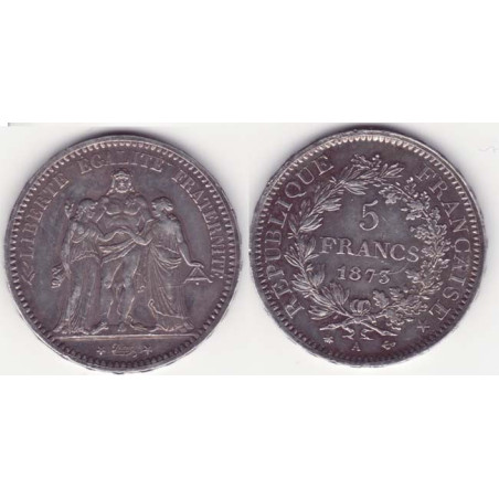 5 francs Hercule 1873 A argent ( 009 )