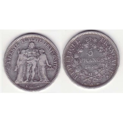 5 francs Hercule 1848 A argent ( 001 )