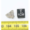 Météorite Lunaire Laâyoune 002 dans une boite Feld Breccia ( Maroc - 0.80 gramme - 068 ** )