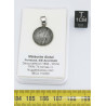 Collier pendentif météorite Aletaï dans une boite avec un cordon en cuir (Chine - 072**)