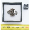 Bague Météorite Campo del Cielo type Cristal ( taille vers 19 - 001**)
