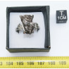 Bague Météorite Campo del Cielo type Cristal ( taille vers 20 - 002**)