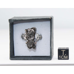 Bague Météorite Campo del Cielo type Cristal ( taille vers 17 - 003**)