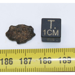 Talon de Météorite Lunaire NWA 15018 dans une boite - Feldspathic Breccia (NWA - 0.794 gramme - 022**)