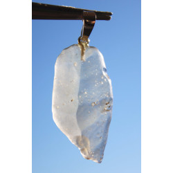 Collier pendentif en Verre Libyque ( 2.32 grammes - 019 ** )