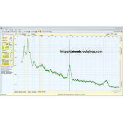 Fragment de trinitite dans une boîte - Verre d Alamogordo (USA - 1.17 gramme - 060*)